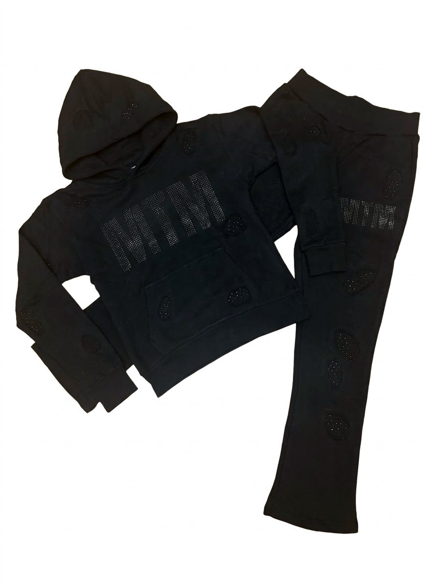 MTM RHINESTONE TRACKSUIT